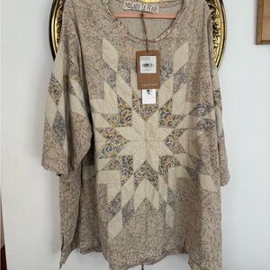 Magnolia Pearl Cream Quilted Top